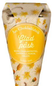 Glad Påsk strut från Åre Chokladfabrik